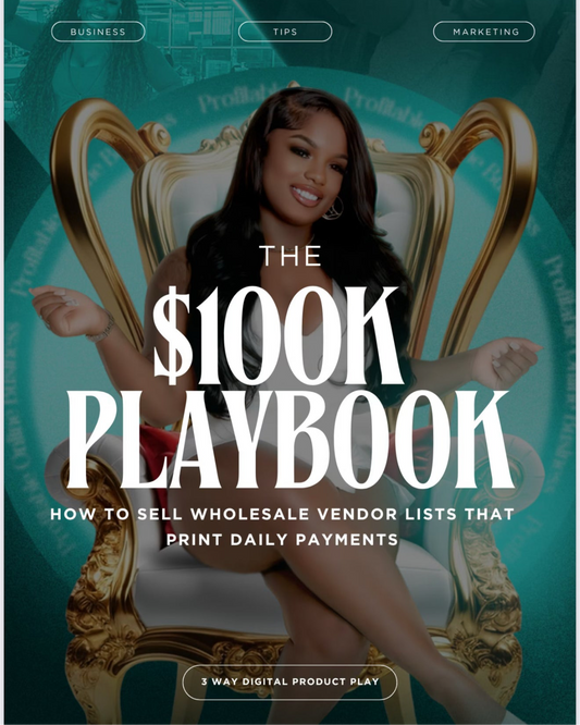 The 100K Vendor Playbook